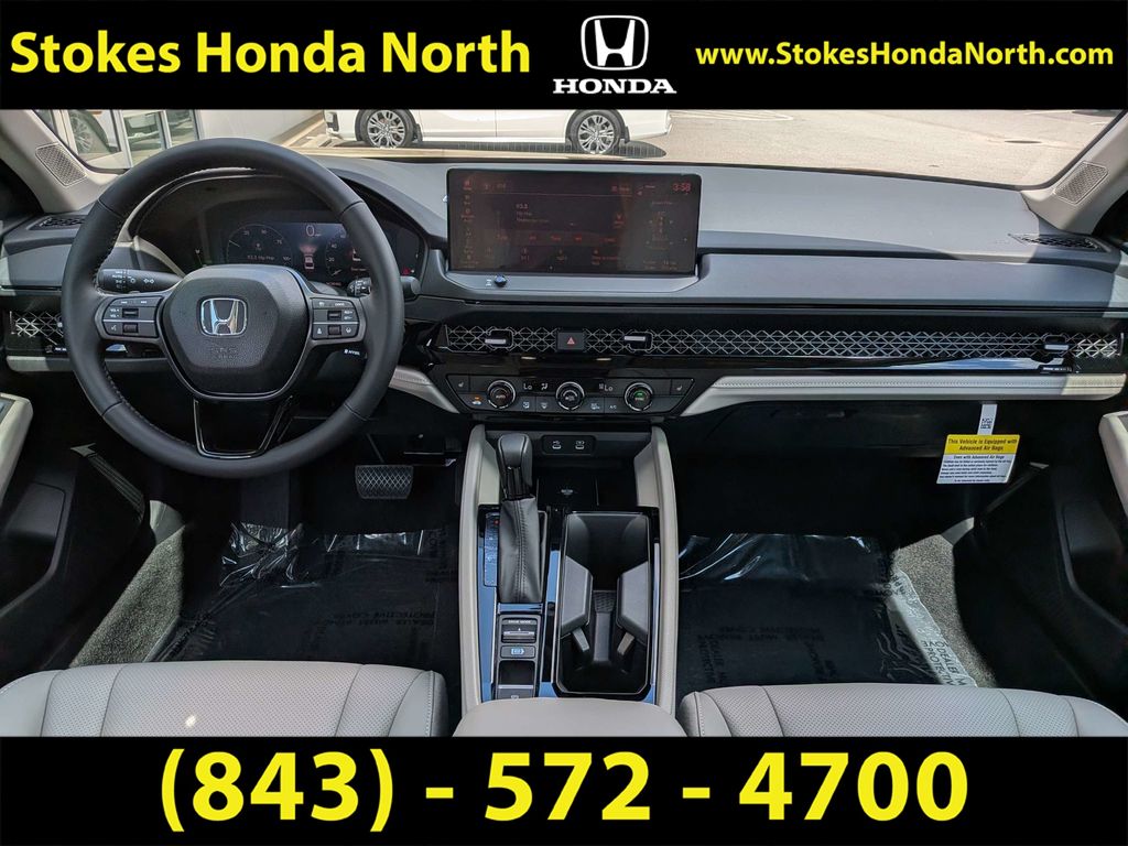 2025 Honda Accord Hybrid EX-L Red at Stokes Honda North