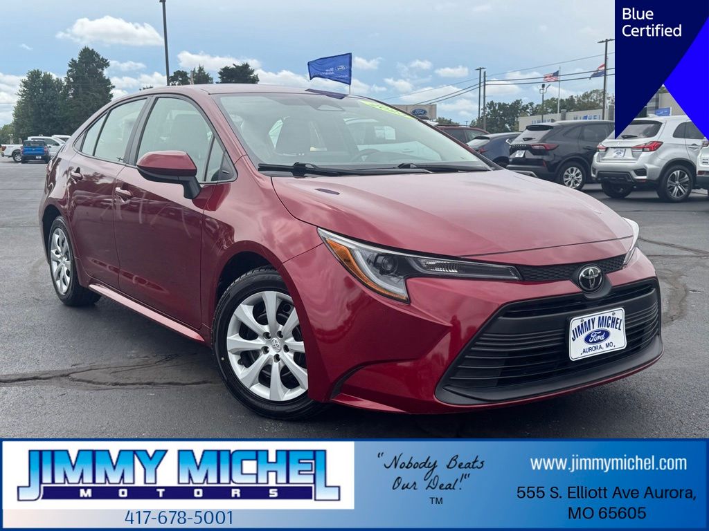 Red (Ruby Flare Pearl) 2025 Toyota Corolla Sedan Front-Wheel Drive Continuously Variable Transmission