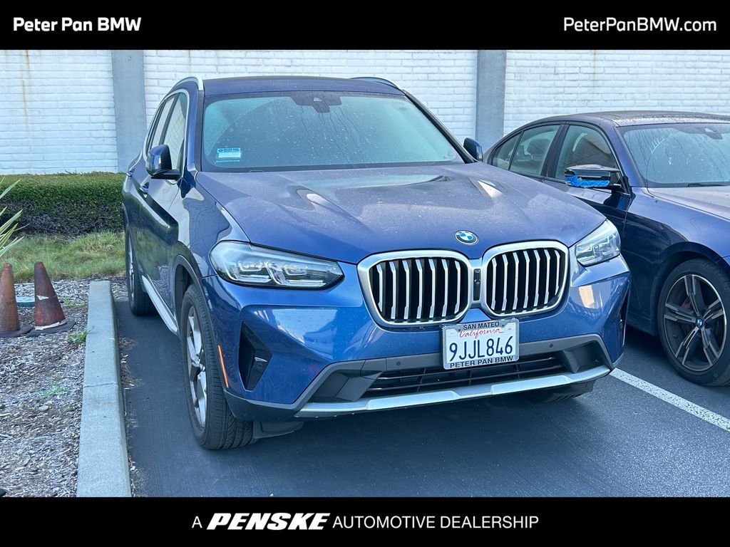 Blue Metallic 2024 BMW X3 xDrive30i AWD SUV / Crossover All-Wheel Drive 8-Speed Automatic
