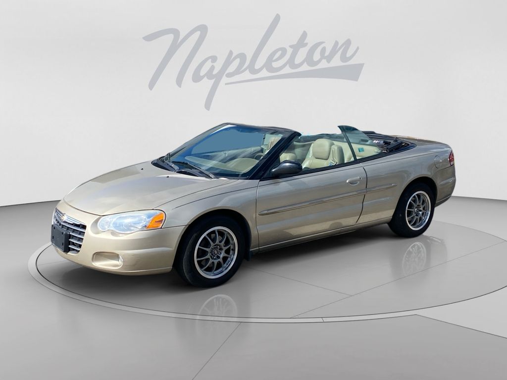 Gold 2004 Chrysler Sebring Convertible Front-Wheel Drive 4-Speed Automatic
