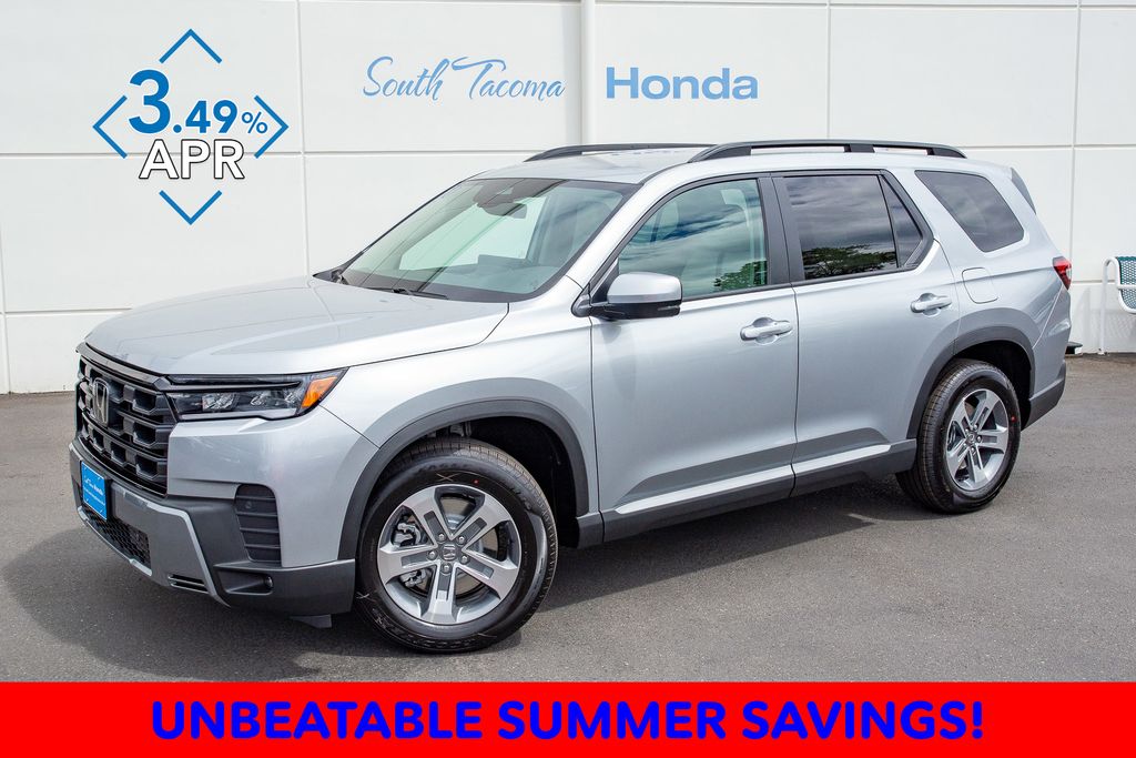 Solar Silver Metallic 2026 Honda Pilot SUV / Crossover Front-Wheel Drive Automatic