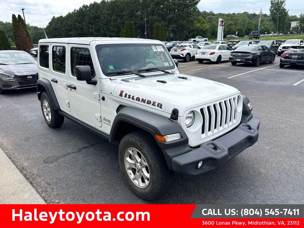 Bright White Clearcoat 2021 Jeep Wrangler SUV / Crossover Four-Wheel Drive 8-Speed Automatic