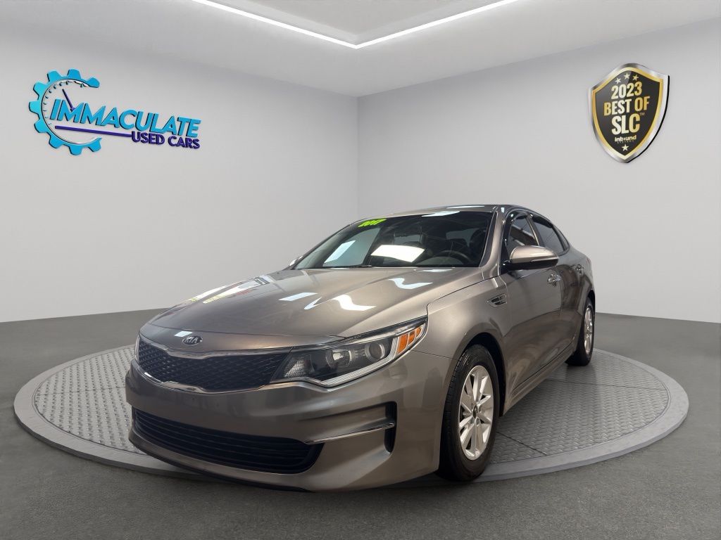 Titanium Silver 2017 Kia Optima LX Sedan Front-Wheel Drive 6-Speed Automatic