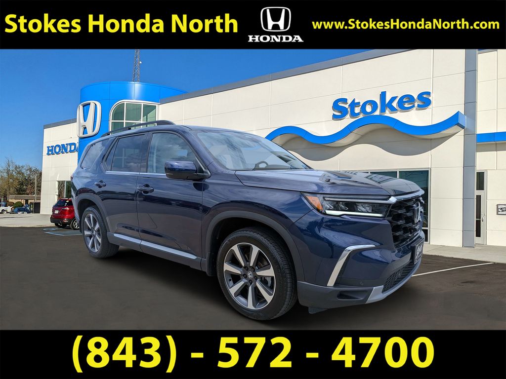2025 Honda Pilot Touring Blue at Stokes Honda North