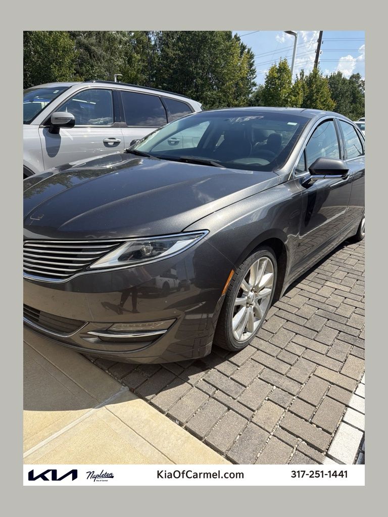 Gray (Magnetic Metallic) 2015 Lincoln MKZ Hybrid Sedan Front-Wheel Drive Continuously Variable Transmission