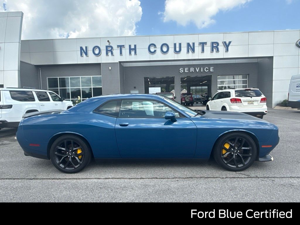 Blue (Frostbite) 2023 Dodge Challenger Coupe Rear-Wheel Drive 8-Speed Automatic