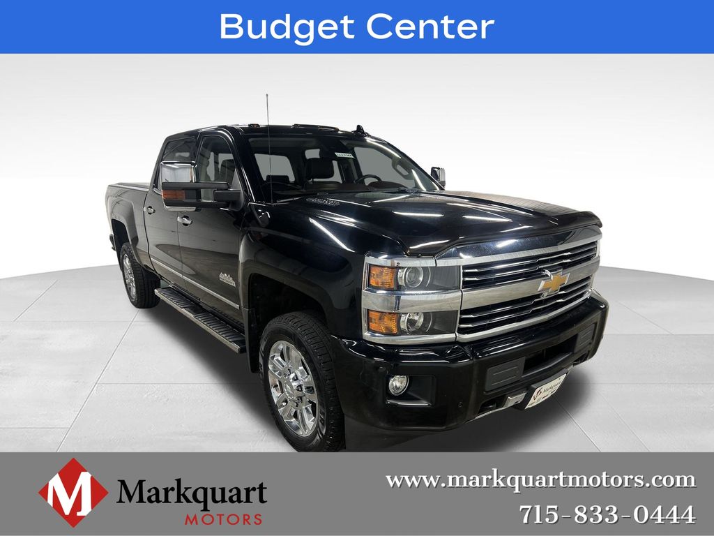 Black 2016 Chevrolet Silverado 2500HD Pickup Truck Four-Wheel Drive 6-Speed Automatic