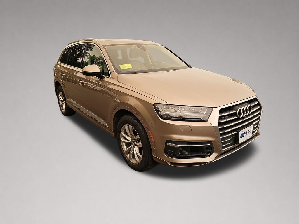 Brown (Beige Metallic) 2019 Audi Q7 SUV / Crossover All-Wheel Drive 8-Speed Automatic