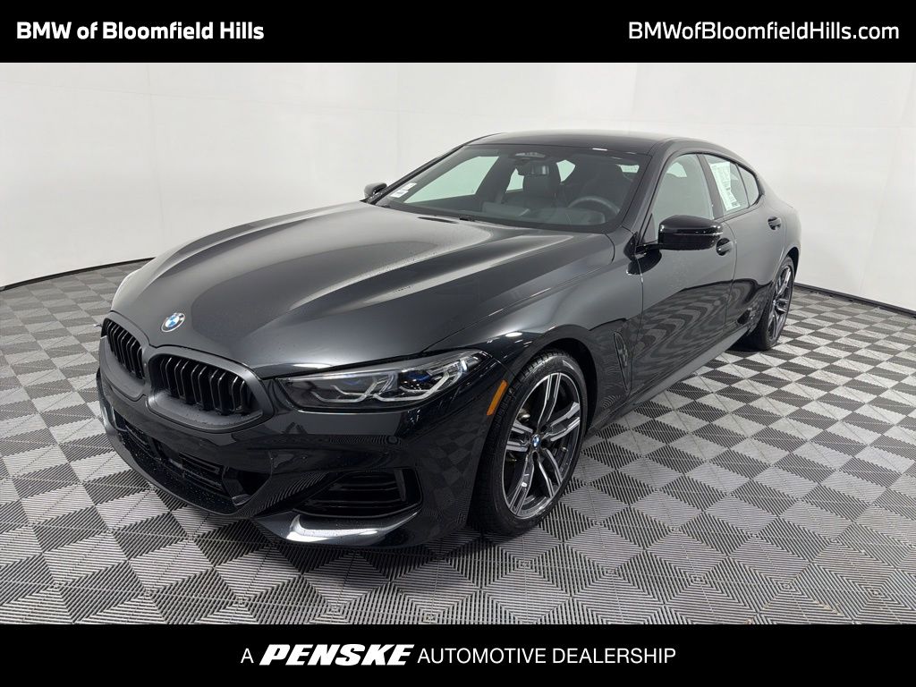 Black Sapphire Metallic 2026 BMW 8 Series 840i Gran Coupe xDrive Coupe All-Wheel Drive 8-Speed Automatic