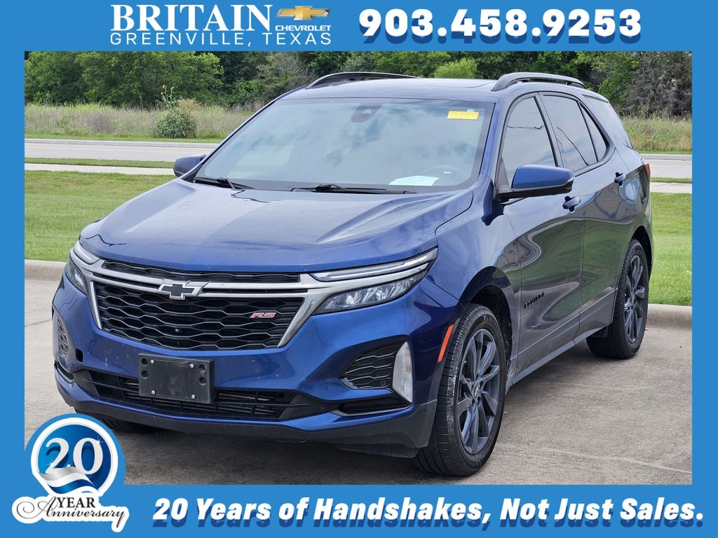 Blue Glow Metallic 2023 Chevrolet Equinox SUV / Crossover Four-Wheel Drive 6-Speed Automatic Overdrive