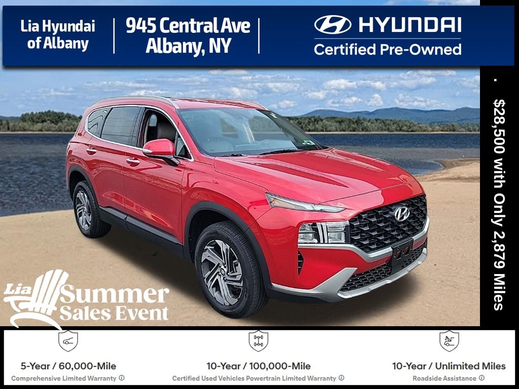 Calypso Red 2023 Hyundai Santa Fe SUV / Crossover All-Wheel Drive 8-Speed Automatic