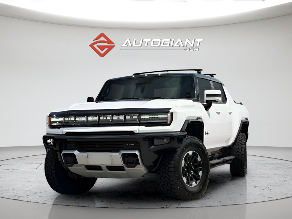 Interstellar White 2022 GMC Hummer EV Pickup Pickup Truck All-Wheel Drive 1-Speed Automatic