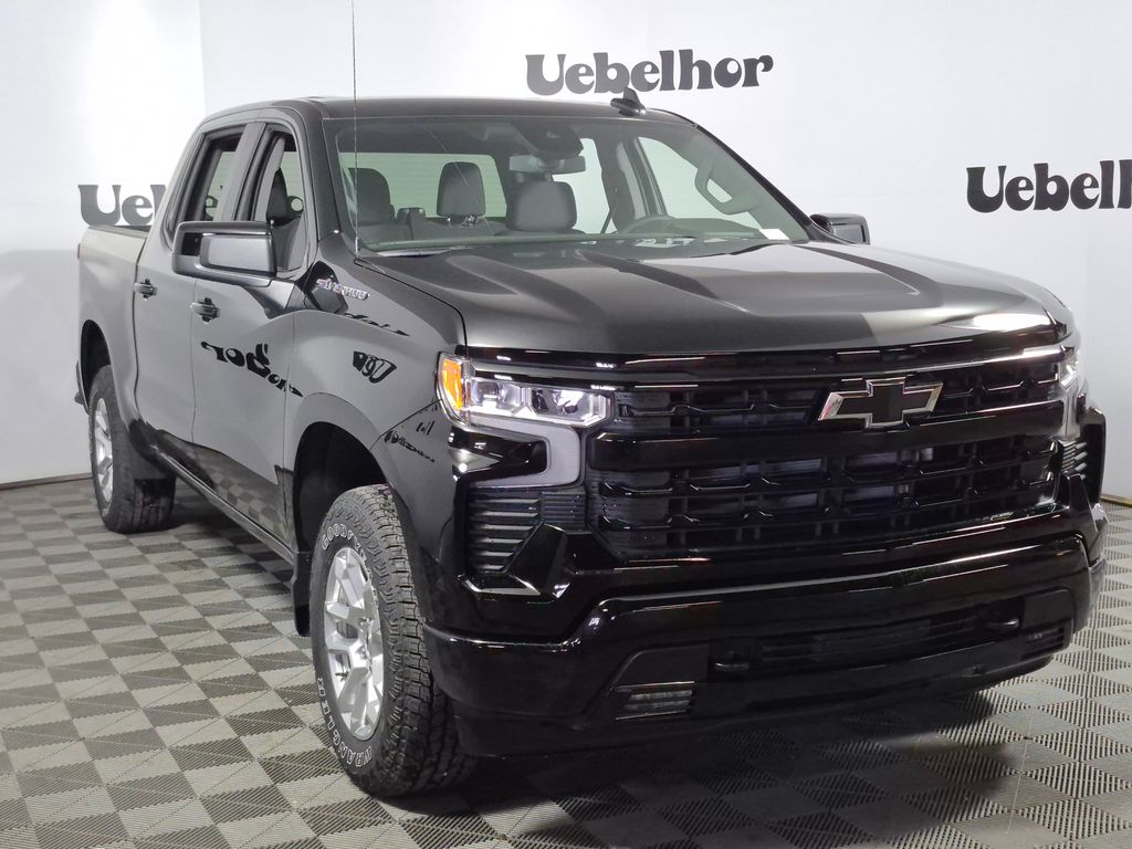 Black 2026 Chevrolet Silverado 1500 Pickup Truck Four-Wheel Drive Automatic