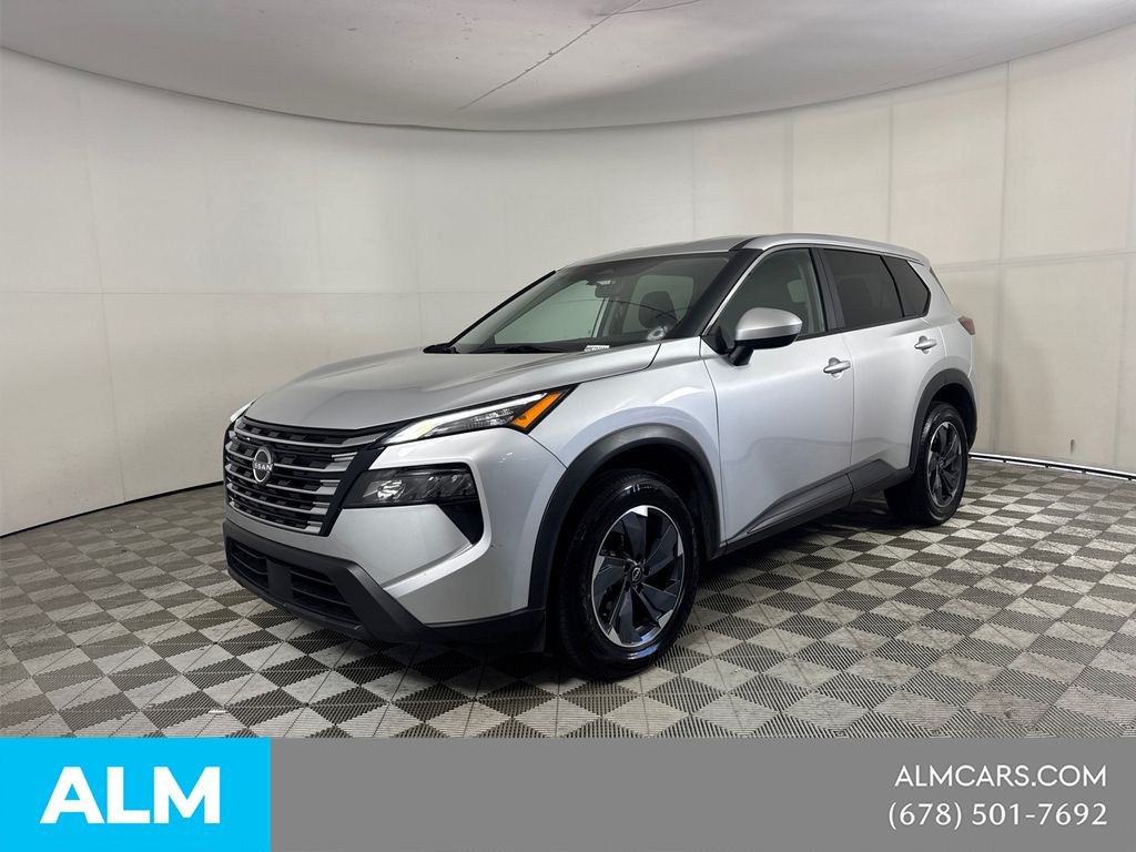 Brilliant Silver Metallic 2024 Nissan Rogue SUV / Crossover Front-Wheel Drive Continuously Variable Transmission