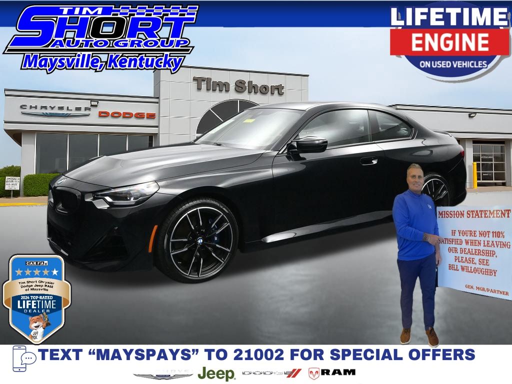 Black Sapphire Metallic 2026 BMW 2 Series Coupe All-Wheel Drive 8-Speed Automatic