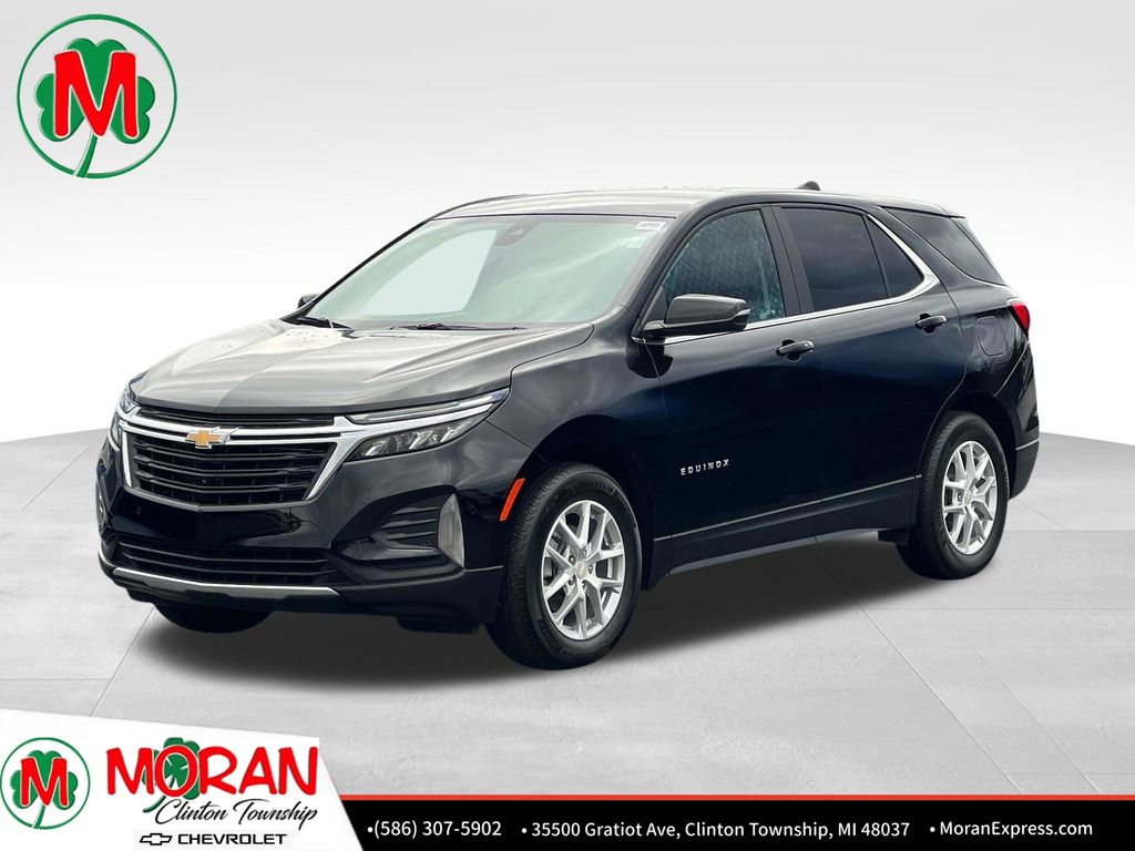 Black Metallic 2023 Chevrolet Equinox LT FWD with 1LT SUV / Crossover Front-Wheel Drive 6-Speed Automatic Overdrive