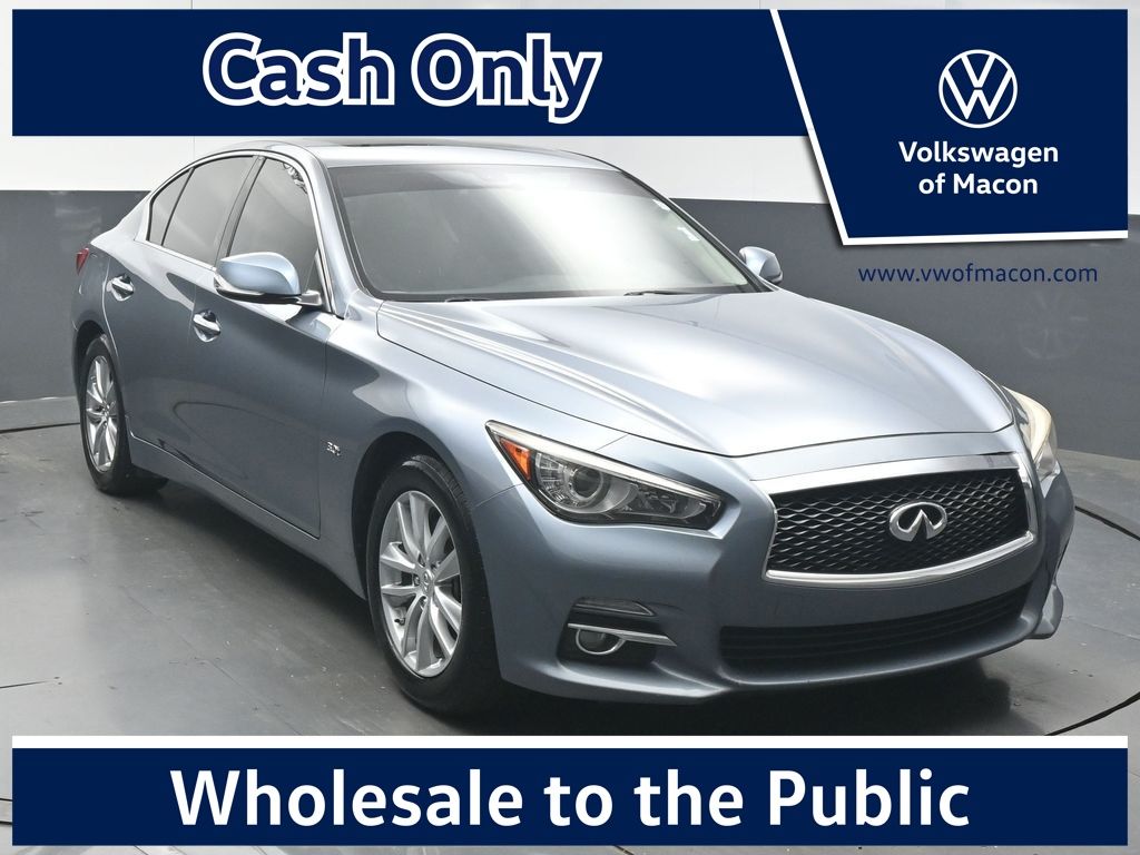 Blue 2017 INFINITI Q50 3.0t Premium AWD Sedan All-Wheel Drive 7-Speed Automatic