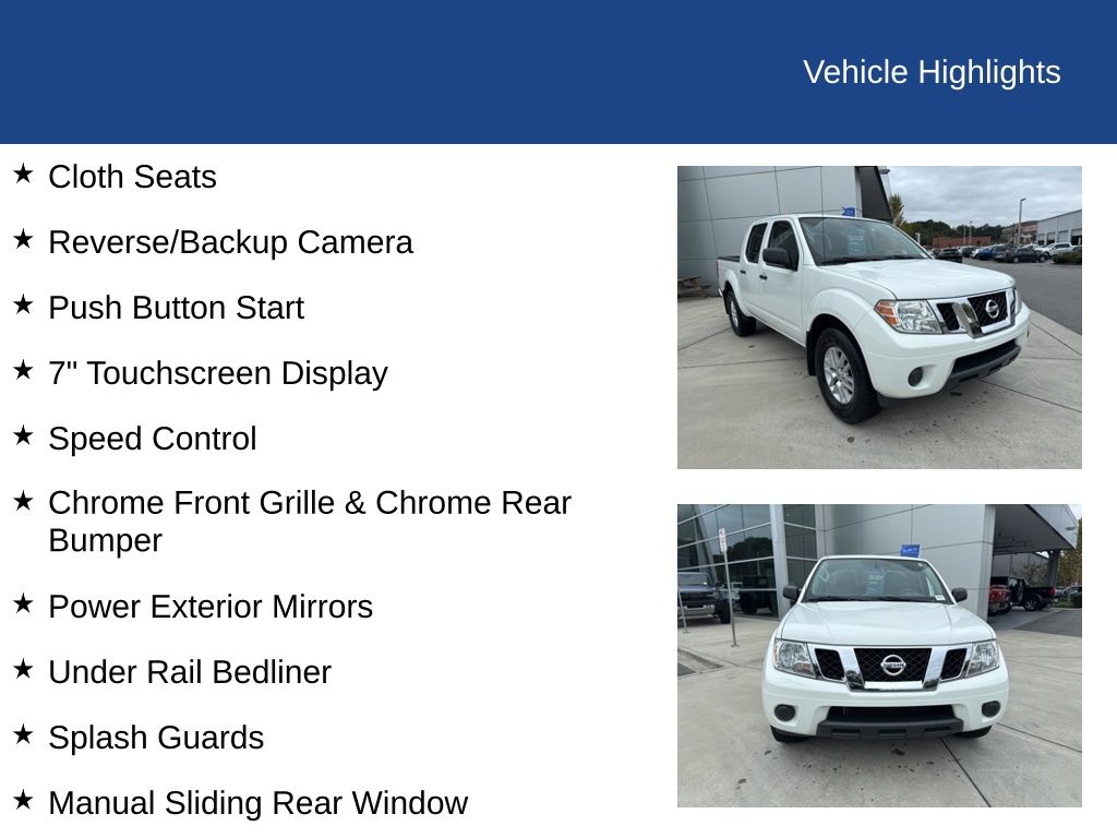 2020 Nissan Frontier Crew Cab SV 4x2