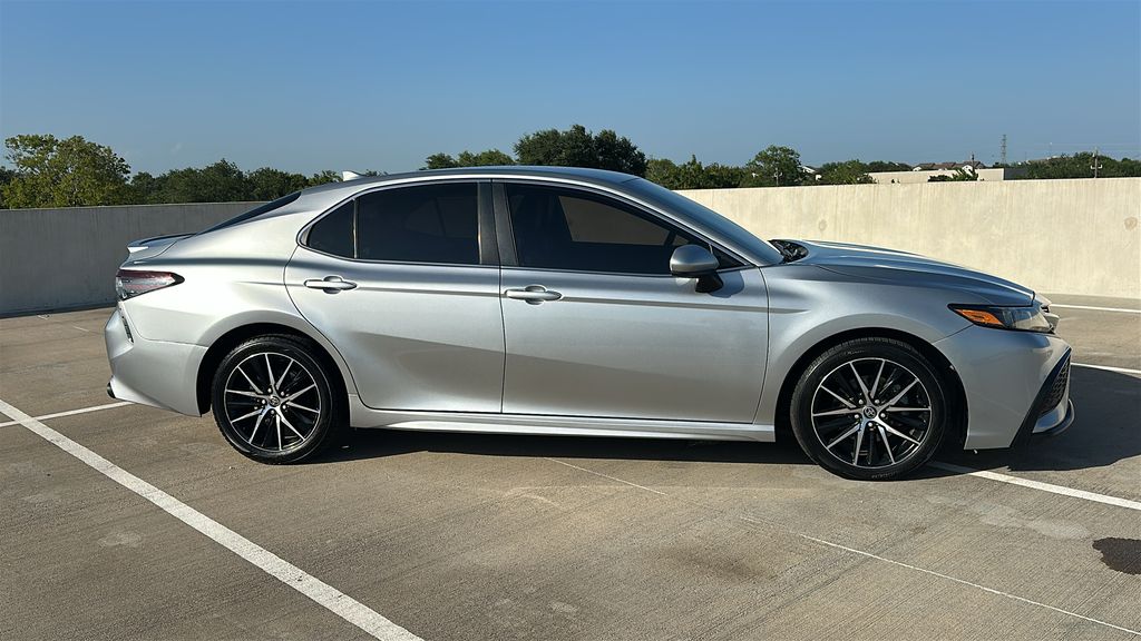 2021 Toyota Camry SE Silver at DeMontrond Gulf Freeway