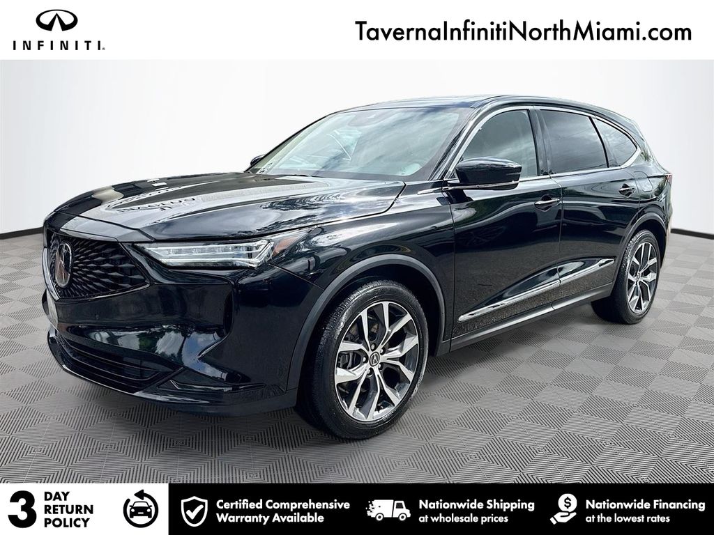 Black 2024 Acura MDX FWD with Technology Package SUV / Crossover Front-Wheel Drive Automatic