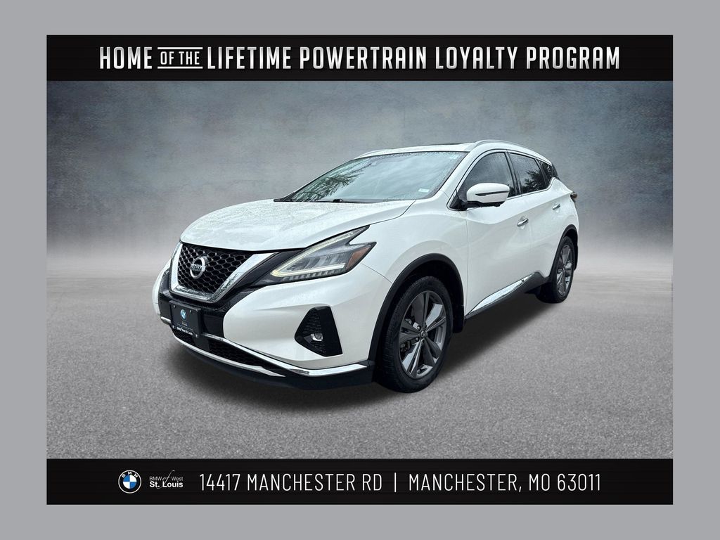 Pearl White Tricoat 2019 Nissan Murano SUV / Crossover All-Wheel Drive Continuously Variable Transmission