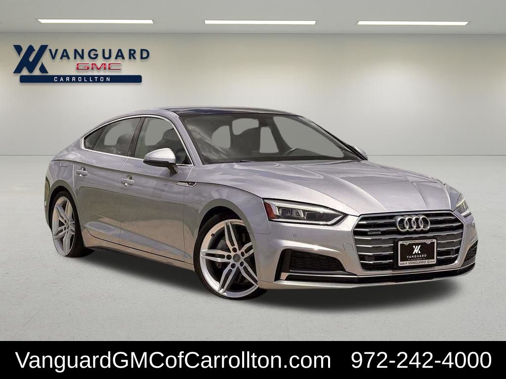 Gray 2019 Audi A5 Sportback Sedan All-Wheel Drive 7-Speed Automatic