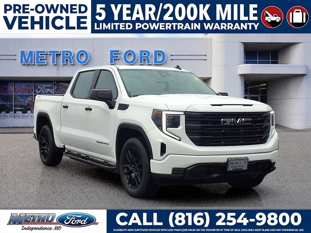 Summit White 2023 GMC Sierra 1500 Pickup Truck Four-Wheel Drive 8-Speed Automatic