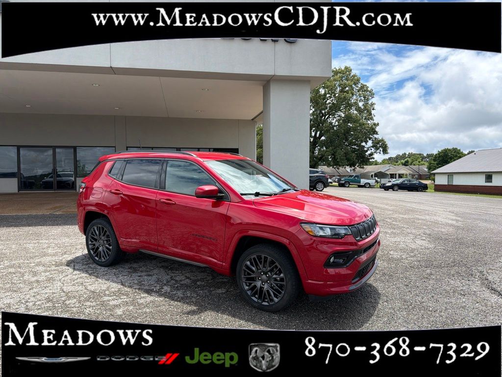 Redline Pearlcoat 2022 Jeep Compass SUV / Crossover Four-Wheel Drive 9-Speed Automatic