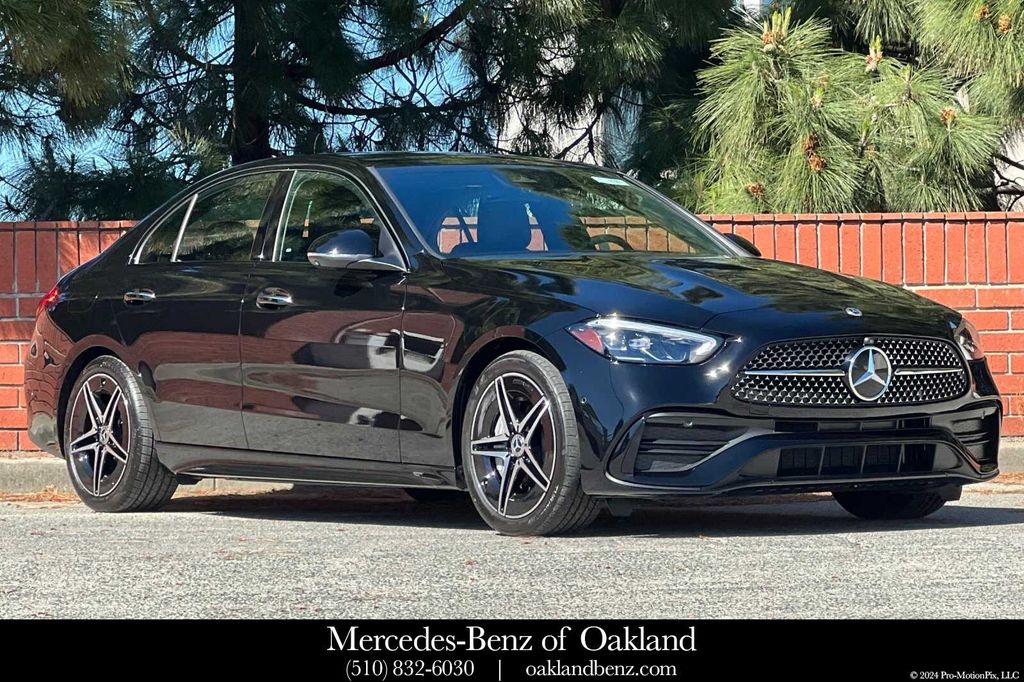 Black 2023 Mercedes-Benz C-Class C 300 RWD Sedan Rear-Wheel Drive 9-Speed Automatic