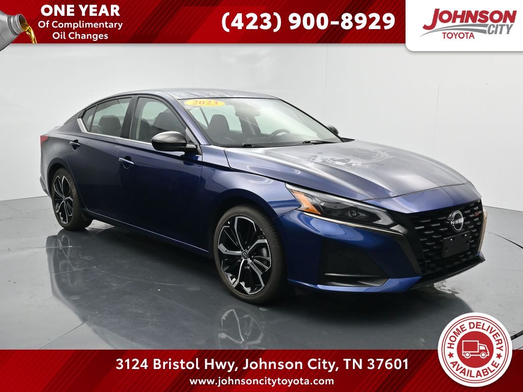 Deep Blue Pearl 2023 Nissan Altima Sedan Front-Wheel Drive Continuously Variable Transmission