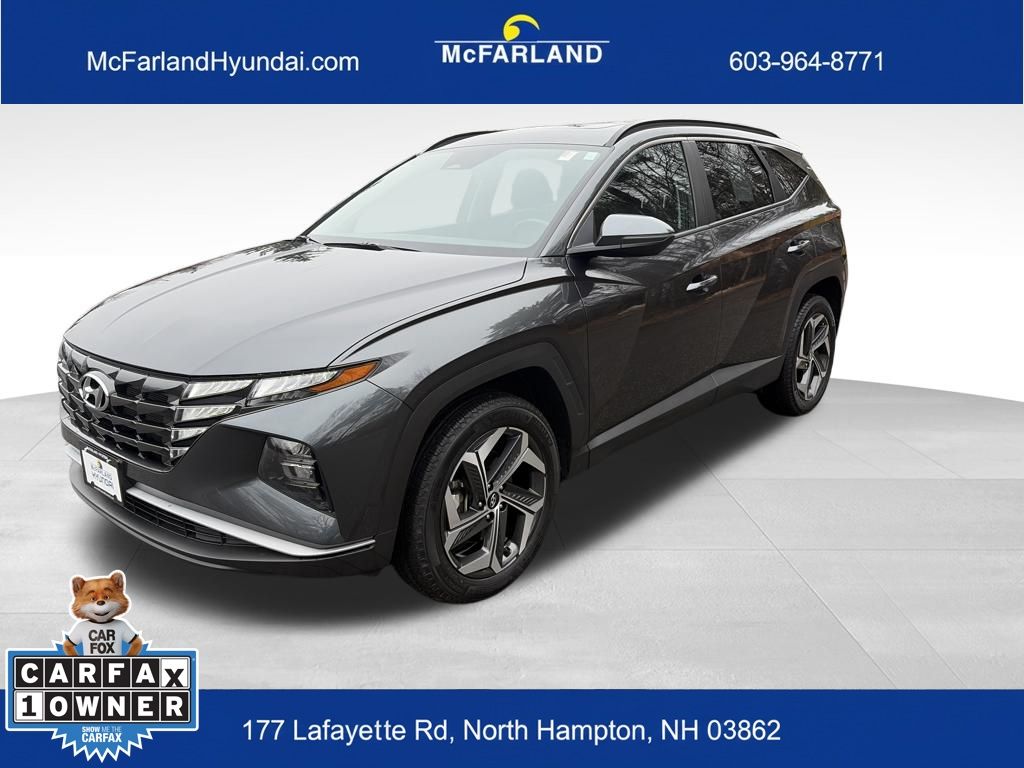 Portofino Gray 2023 Hyundai Tucson SEL AWD SUV / Crossover All-Wheel Drive 8-Speed Automatic