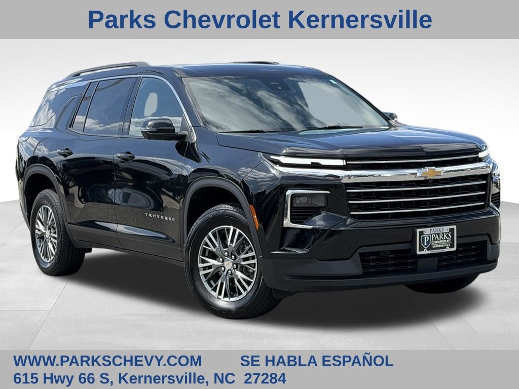 Black Metallic 2024 Chevrolet Traverse SUV / Crossover Four-Wheel Drive 8-Speed Automatic