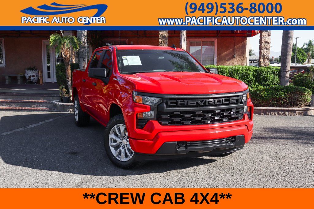 Red Hot 2023 Chevrolet Silverado 1500 Pickup Truck Four-Wheel Drive 8-Speed Automatic