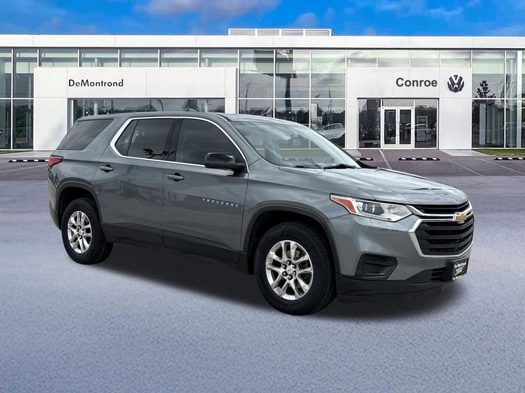 2021 Chevrolet Traverse LS Gray at Victoria Chrysler Dodge Jeep Ram