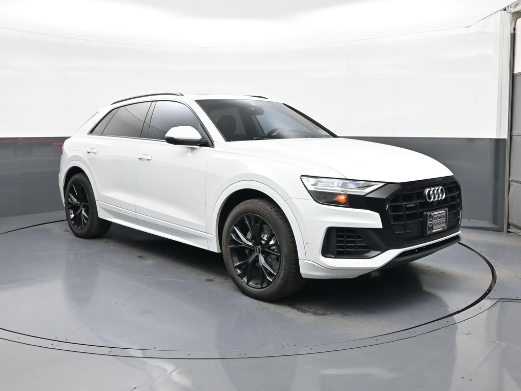 Carrara White 2021 Audi Q8 SUV / Crossover All-Wheel Drive 8-Speed Automatic