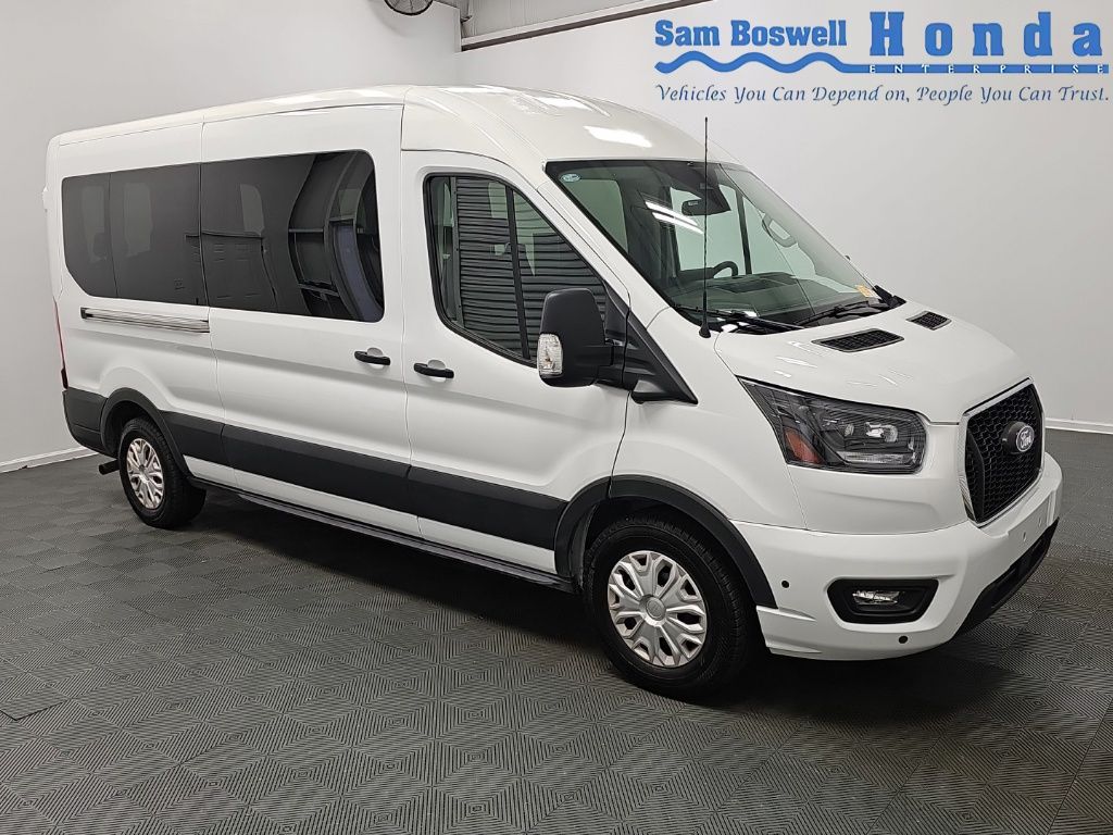 Oxford White 2026 Ford Transit Passenger Van Rear-Wheel Drive