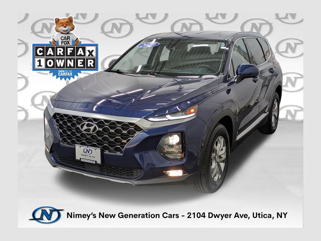 Blue (Stormy Sea) 2020 Hyundai Santa Fe 2.4L SEL AWD SUV / Crossover All-Wheel Drive 8-Speed Automatic
