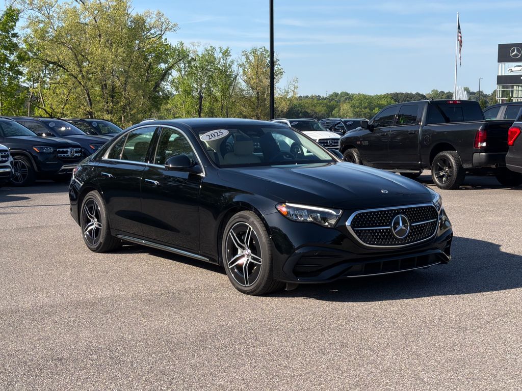 Black 2025 Mercedes-Benz E-Class E 350 4MATIC Sedan All-Wheel Drive 9-Speed Automatic