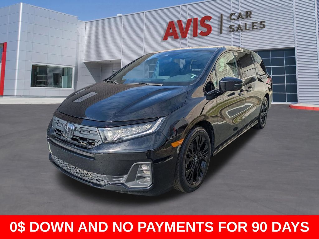 Crystal Black Pearl 2025 Honda Odyssey Sport-L FWD Minivan Front-Wheel Drive Automatic