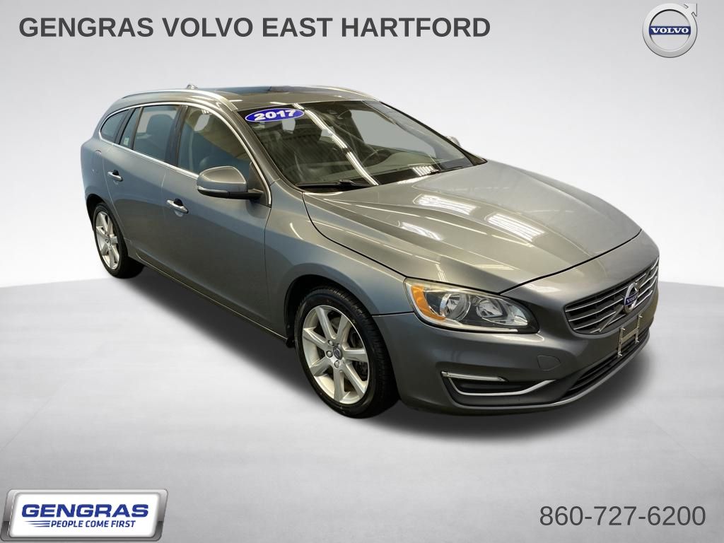 Osmium Gray Metallic 2017 Volvo V60 T5 Premier AWD Wagon All-Wheel Drive Automatic
