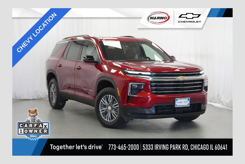 Radiant Red 2025 Chevrolet Traverse SUV / Crossover Front-Wheel Drive 8-Speed Automatic