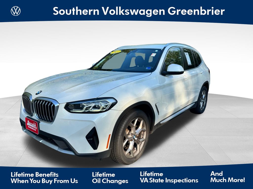 Mineral White Metallic 2022 BMW X3 SUV / Crossover All-Wheel Drive 8-Speed Automatic