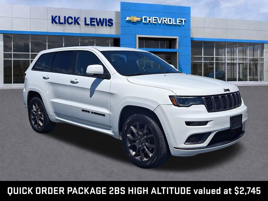 2020 Jeep Grand Cherokee High Altitude White at Bob Ruth Ford