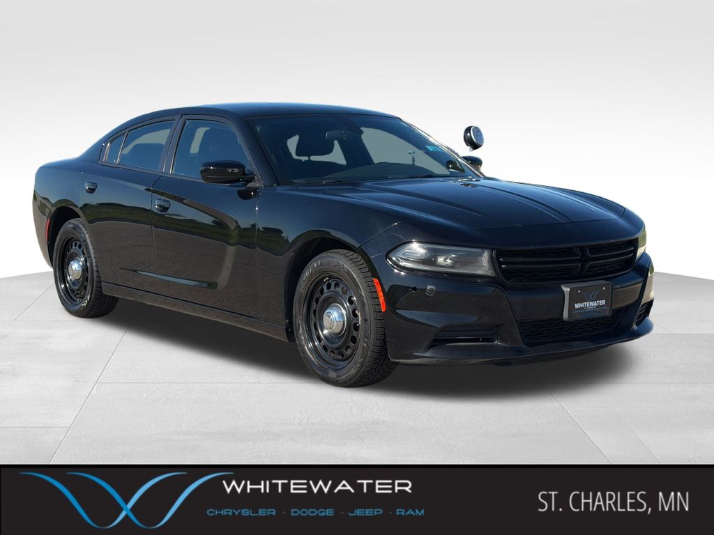 Pitch Black Clearcoat 2019 Dodge Charger Police AWD Sedan All-Wheel Drive 5-Speed Automatic