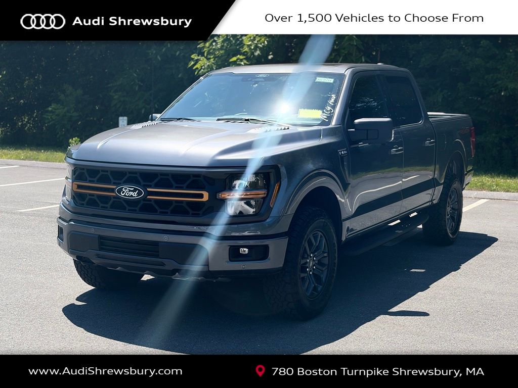 Gray 2025 Ford F-150 Pickup Truck Four-Wheel Drive Automatic