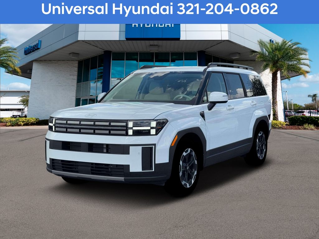 Serenity White 2026 Hyundai Santa Fe SUV / Crossover Front-Wheel Drive 8-Speed Automatic