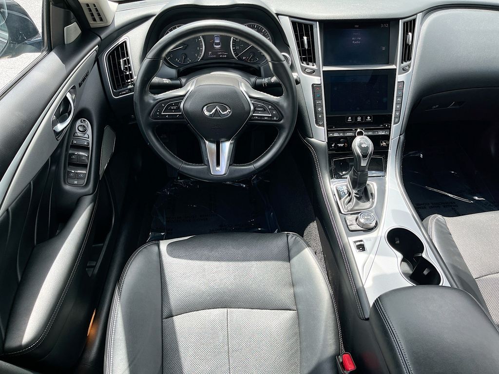 2024 INFINITI Q50 LUXE Black at AutoSavvy Houston Northwest