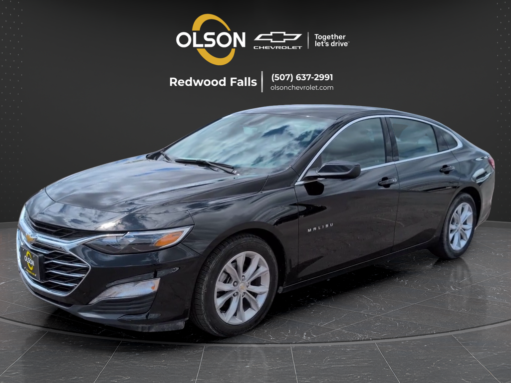 Black Metallic 2023 Chevrolet Malibu Sedan Front-Wheel Drive Continuously Variable Transmission