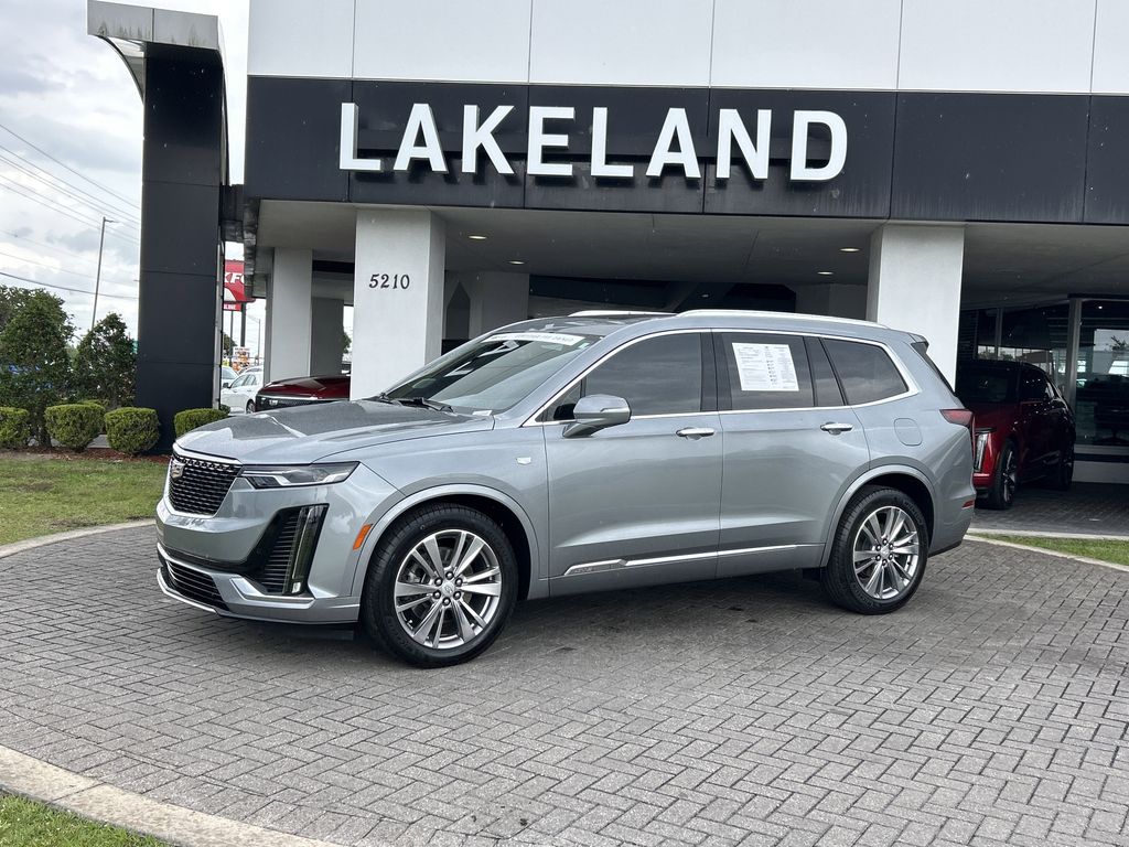 Argent Silver Metallic 2023 Cadillac XT6 Premium Luxury FWD SUV / Crossover Front-Wheel Drive 9-Speed Automatic