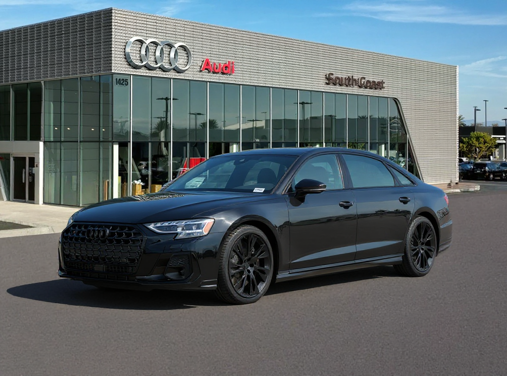 Sebring Black Crystal Effect 2026 Audi S8 Sedan All-Wheel Drive 8-Speed Automatic